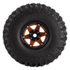 120*42mm 1.9" Wheel Rims Tires Set for 1:10 RC Rock Crawler Car Traxxas TRX4 Axial SCX10 90046 Redcat Gen8 - 4Pc Gold