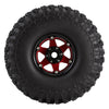 120*42mm 1.9" Wheel Rims Tires Set for 1:10 RC Rock Crawler Car Traxxas TRX4 Axial SCX10 90046 Redcat Gen8 - 4Pc Red