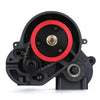 3.2mm Gear Belt Drive Transmission Complete Gearbox 1/10 RC Crawler Car Axial SCX10 SCX10 II 90046 Upgrade Parts - 1 Set Black