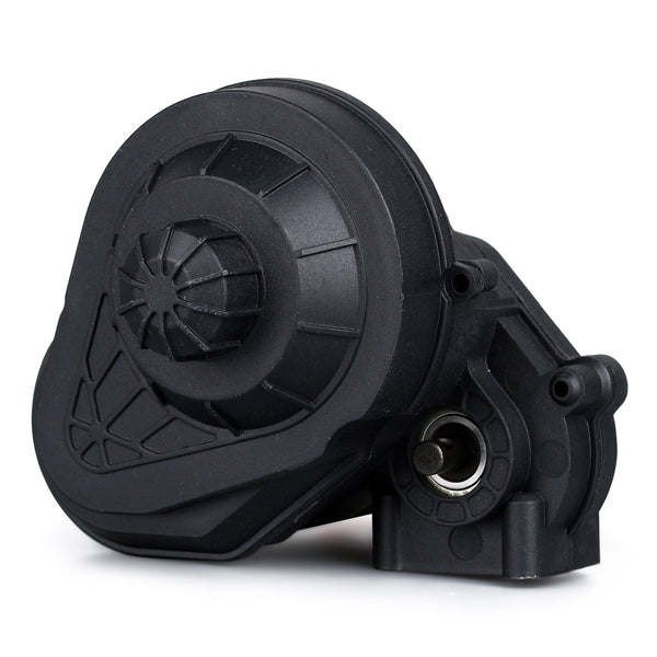 3.2mm Gear Belt Drive Transmission Complete Gearbox 1/10 RC Crawler Car Axial SCX10 SCX10 II 90046 Upgrade Parts - 1 Set Black