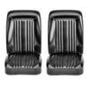 Plastic Retro Driver Seat for 1/10 RC Crawler Car Traxxas TRX4 TRX-4 Bronco Chevrolet Blazer - Black