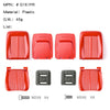 Plastic Retro Driver Seat for 1/10 RC Crawler Car Traxxas TRX4 TRX-4 Bronco Chevrolet Blazer - Red