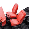 Plastic Retro Driver Seat for 1/10 RC Crawler Car Traxxas TRX4 TRX-4 Bronco Chevrolet Blazer - Red