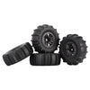 2.2" 3.0" Sling Shot Sand Snow Wheel Tires for 1/10 RC Car Short Course Truck Traxxas Slash Losi 22S DR10 HPI - 4Pc Set