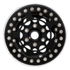Aluminum 1.9" Alloy Beadlock Wheel Rim Hub for 1/10 RC Crawler Car Axial SCX10 90046 Traxxas TRX4 Redcat Gen8- 4Pc Black
