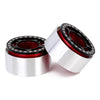 Aluminum Alloy 1.9" Beadlock Wheel Rim Hub for 1/10 RC Crawler Car Axial SCX10 90046 Traxxas TRX4 Redcat Gen8 - 4Pc Red