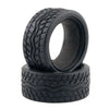 4Pcs High Quality Black Rubber Tyre for 1:10 4WD R/C On Road Touring Cars