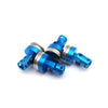 Aluminum Magnetic Stealth Invisible Body Post Mount for 1:10 RC Cars - 4Pcs Blue