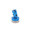 Aluminum Magnetic Stealth Invisible Body Post Mount for 1:10 RC Cars - 4Pcs Blue