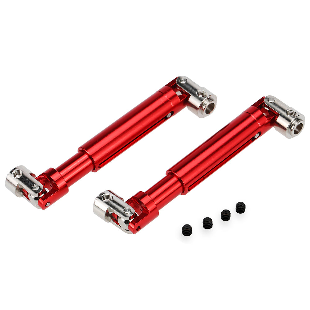 Metal CVD Universal Drive Shaft 106-138MM for 1/10 RC Crawler Cars - 2Pc Set