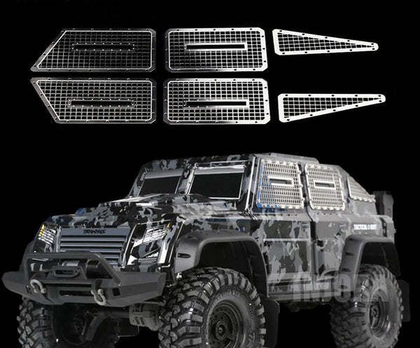 Metal Window Mesh Protective Net for 1/10 Traxxas TRX-4 Tactical Unit