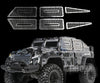 Metal Window Mesh Protective Net for 1/10 Traxxas TRX-4 Tactical Unit