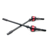 Hard Steel Front Axle CVD Drive Shaft Dogbone for 1/10 Axial SCX10 RC Crawler - 1Pr Red