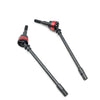 Hard Steel Front Axle CVD Drive Shaft Dogbone for 1/10 Axial SCX10 RC Crawler - 1Pr Red