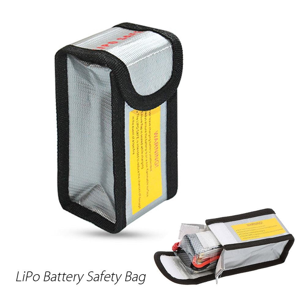 Fireproof Explosion-proof Lipo Battery Safety Protection Bag 6.4x5x12.5cm for RC Battery