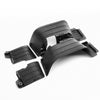 Plastic Front & Rear Mud Flaps Fender for 1/10 Axial SCX10 II 90046 90047 90059 90060 - 1 Set Black